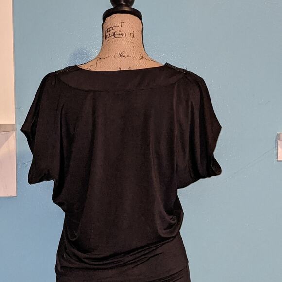 Black date night blouse Office - Picture 2 of 7